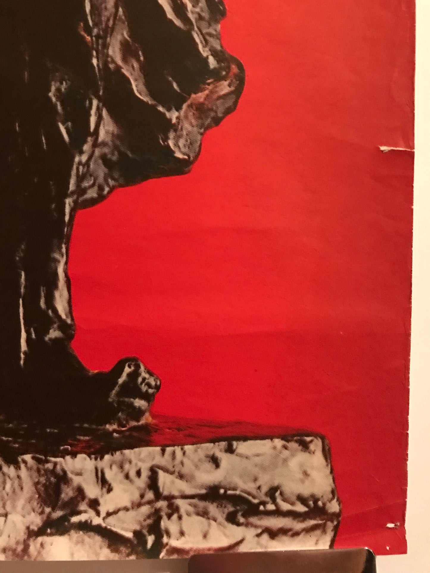 Daumier Scultore, cartel de exposición litográfica vintage, 1961