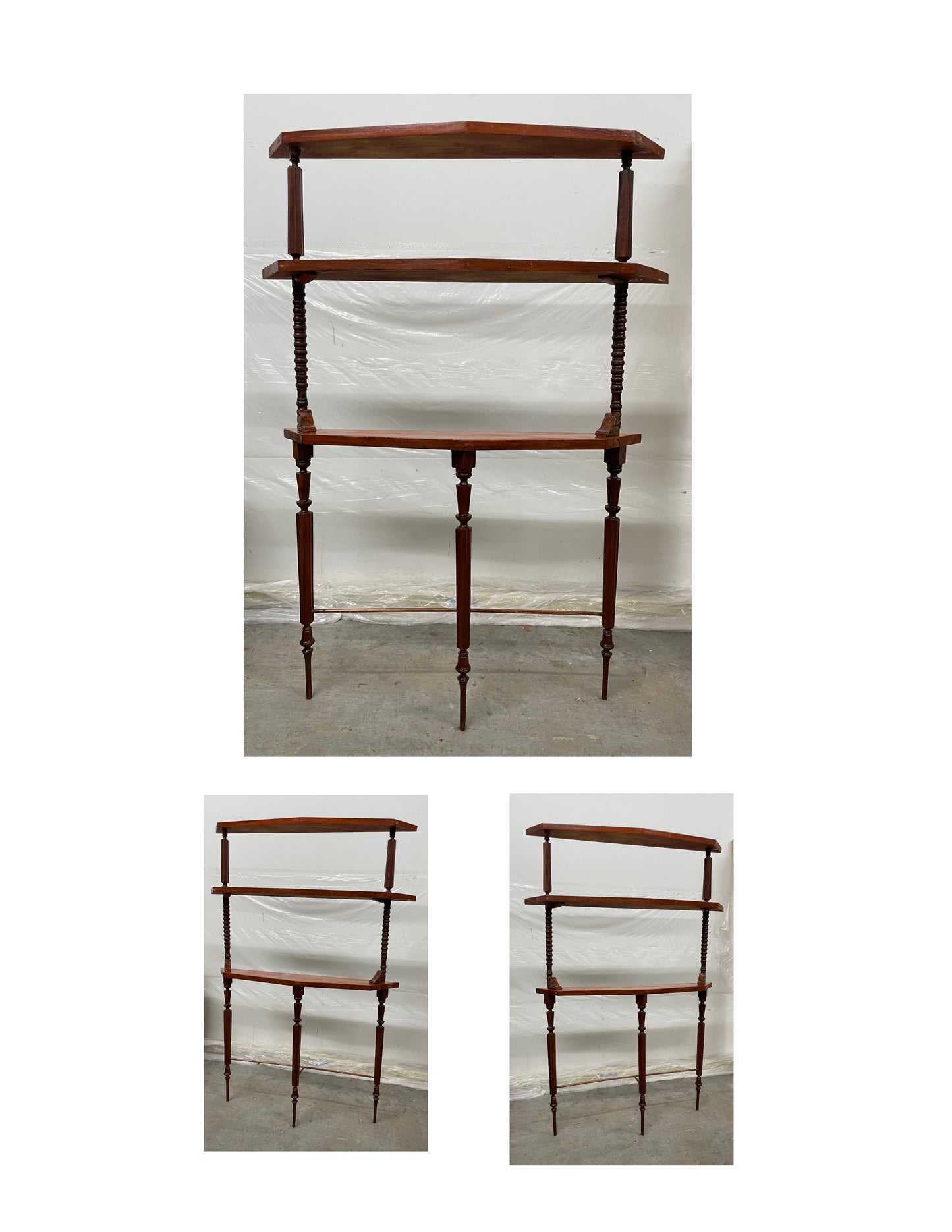 Dragonfly Shelves, a Contemporary Primitive statement piece designed and crafted from repurposed architectural elements, 2025