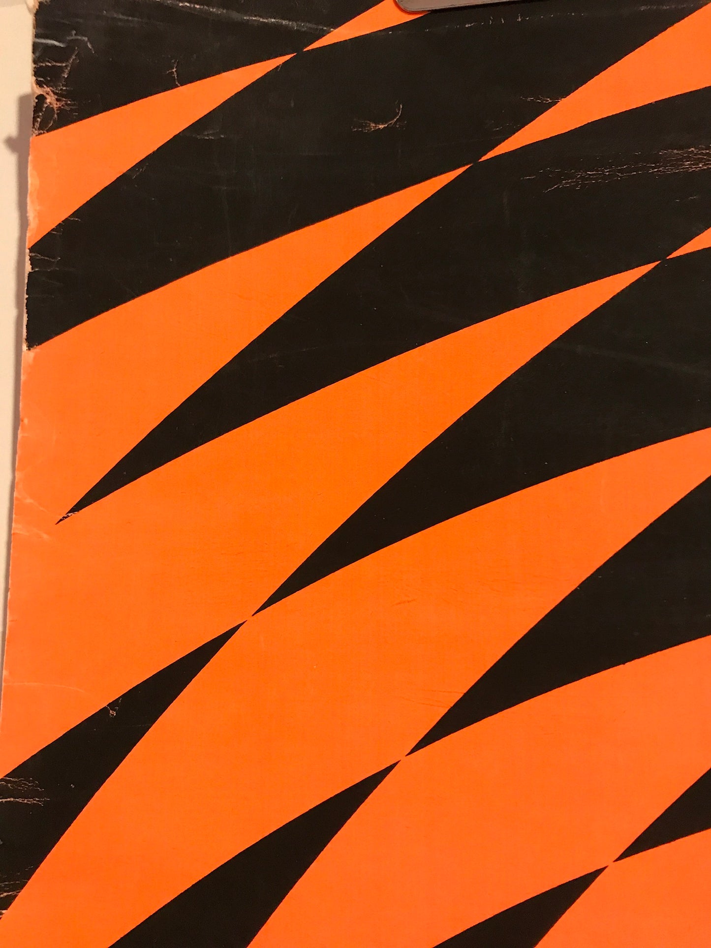 Op Eyes, póster psicodélico vintage de luz negra, 1969