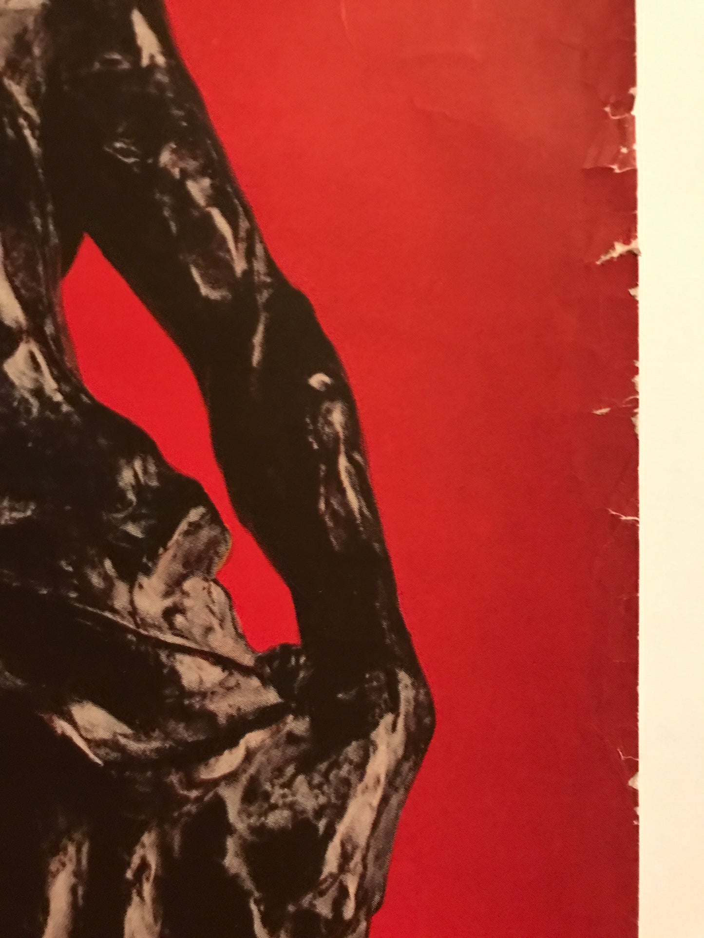 Daumier Scultore, cartel de exposición litográfica vintage, 1961