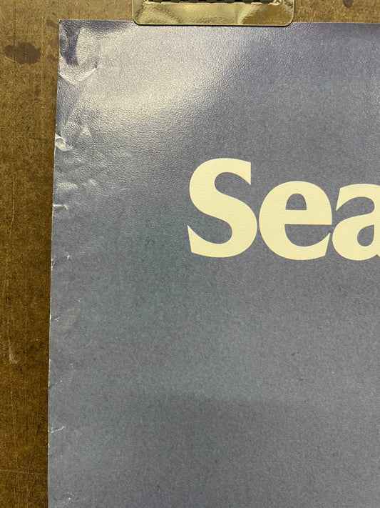 (P137) Seattle, vintage Pan Am airline travel poster, 1977 - HAPPIEST KID FINDS - Museum-quality antique and vintage posters, original art, preservation and restoration