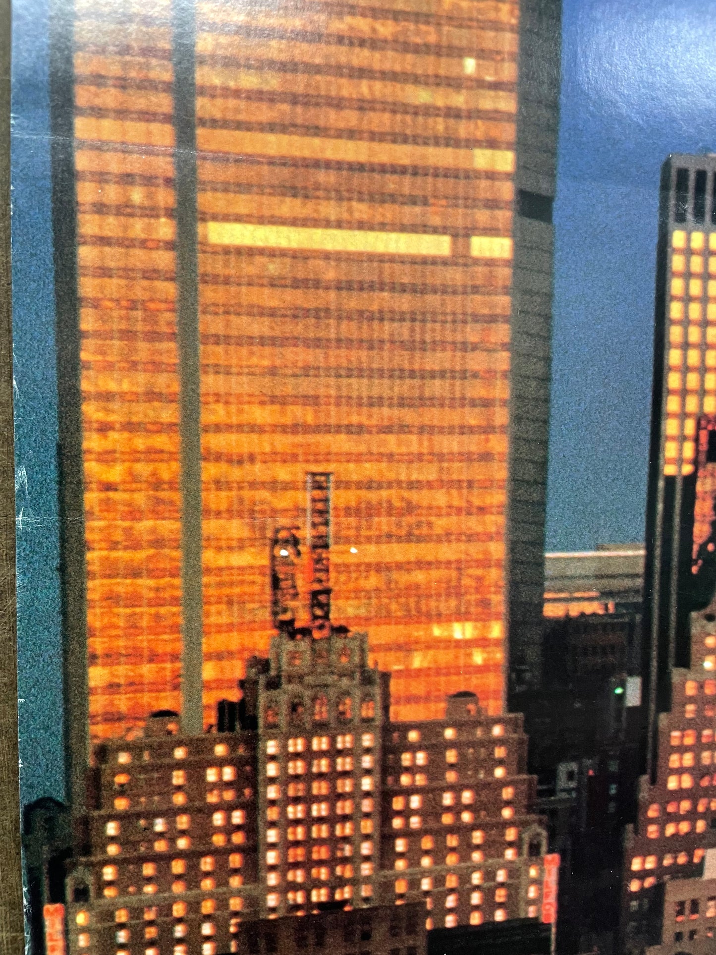 (P-401) New York, vintage Pan Am airline travel poster, 1983