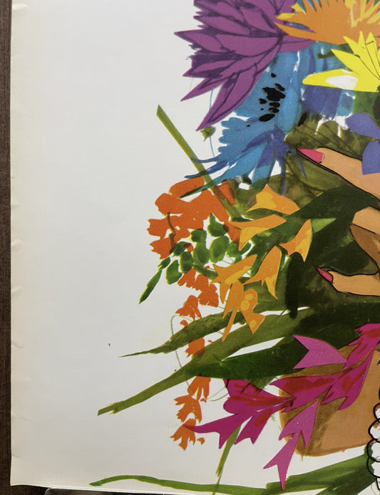 Catch Spring Fever in Europe. We Fly Straight Through to 26 Bloomin' Cities. vintage Pan Am airline travel poster, c.1960 - HAPPIEST KID FINDS - Museum-quality antique and vintage posters, original art, preservation and restoration