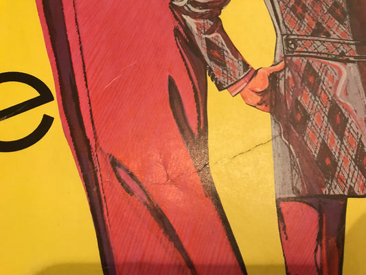 CHANGE, vintage and original Men's fashion advertising poster, c.1970s - HAPPIEST KID FINDS - Museum-quality antique and vintage posters, original art, preservation and restoration