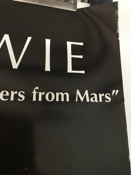 David Bowie, The Rise and Fall of Ziggy Stardust and the Spiders from Mars (30th Anniversary Edition), promotional music poster published by EMI Records, 2002 - HAPPIEST KID FINDS - Museum-quality antique and vintage posters, original art, preservation and restoration