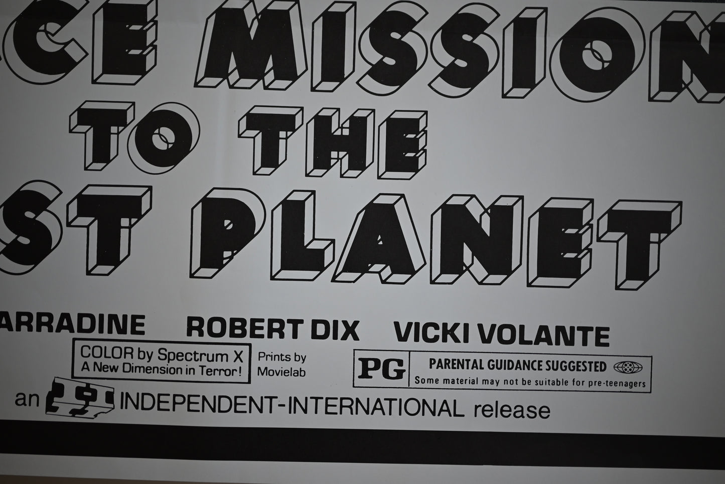 Space Mission To The Lost Planet (a.k.a: Horror of the Blood Monsters), by Gray Morrow, 1sh R1970s - HAPPIEST KID FINDS - Museum-quality antique and vintage posters, original art, preservation and restoration