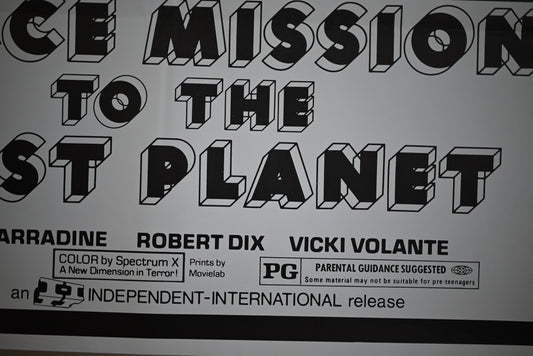 Space Mission To The Lost Planet (a.k.a: Horror of the Blood Monsters), by Gray Morrow, 1sh R1970s - HAPPIEST KID FINDS - Museum-quality antique and vintage posters, original art, preservation and restoration