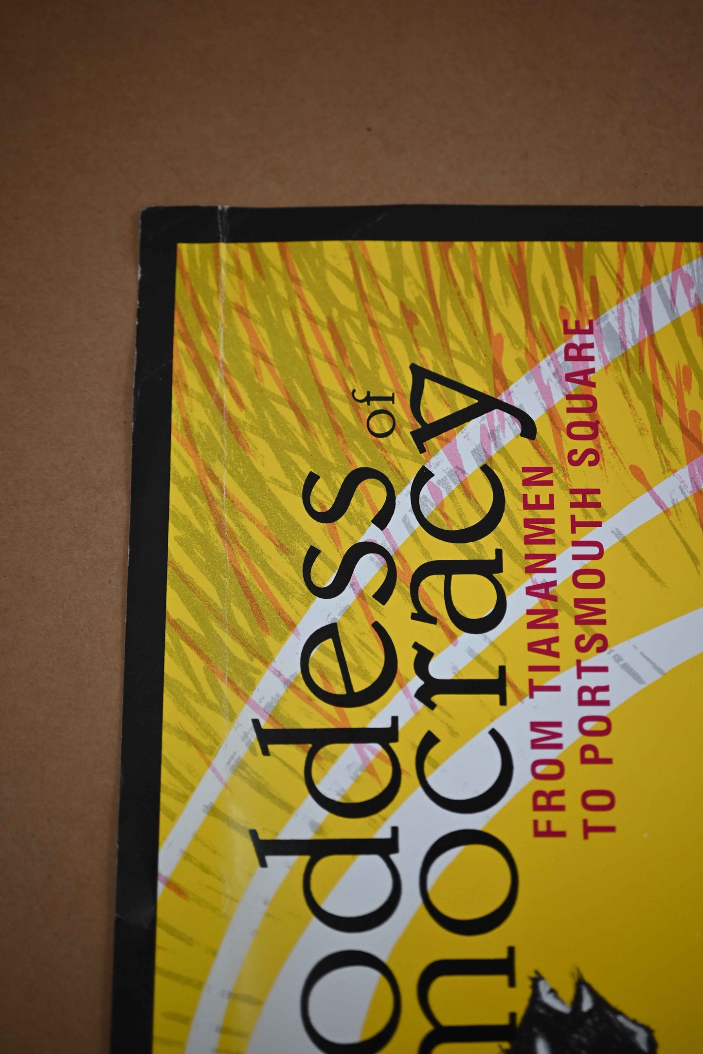 The Goddess of Democracy Vintage Exhibition Poster 1991 | Happiest Kid Finds