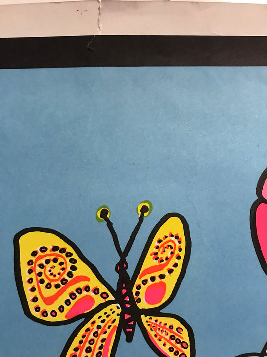 Garden Gem, vintage blacklight poster, 1969 - HAPPIEST KID FINDS - Museum-quality antique and vintage posters, original art, preservation and restoration
