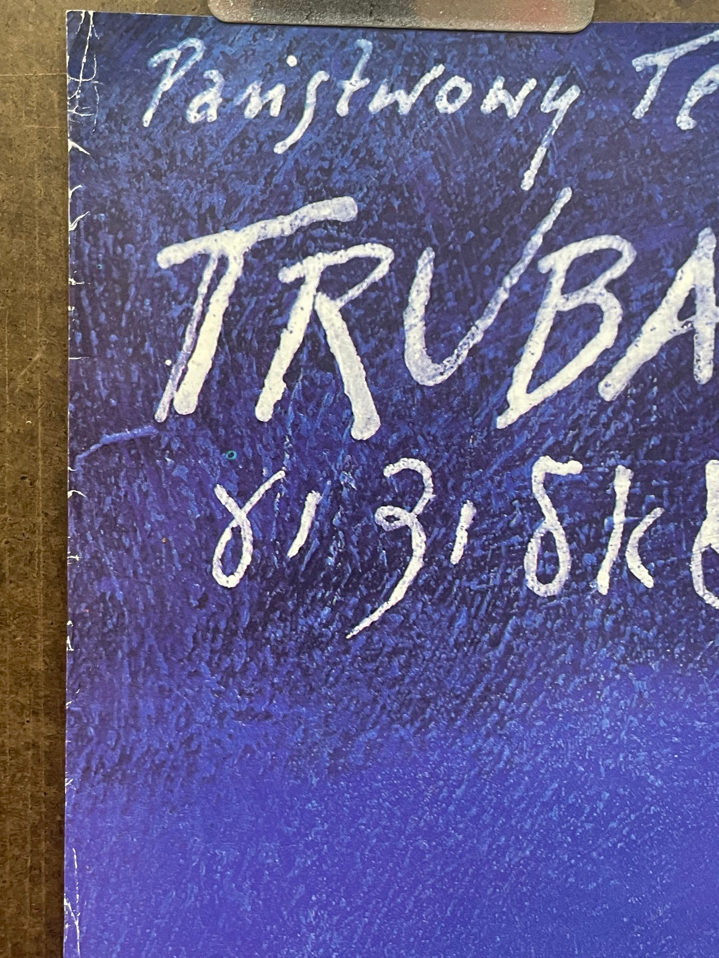 Trubadur z Galicij, Polish theater poster, 1973