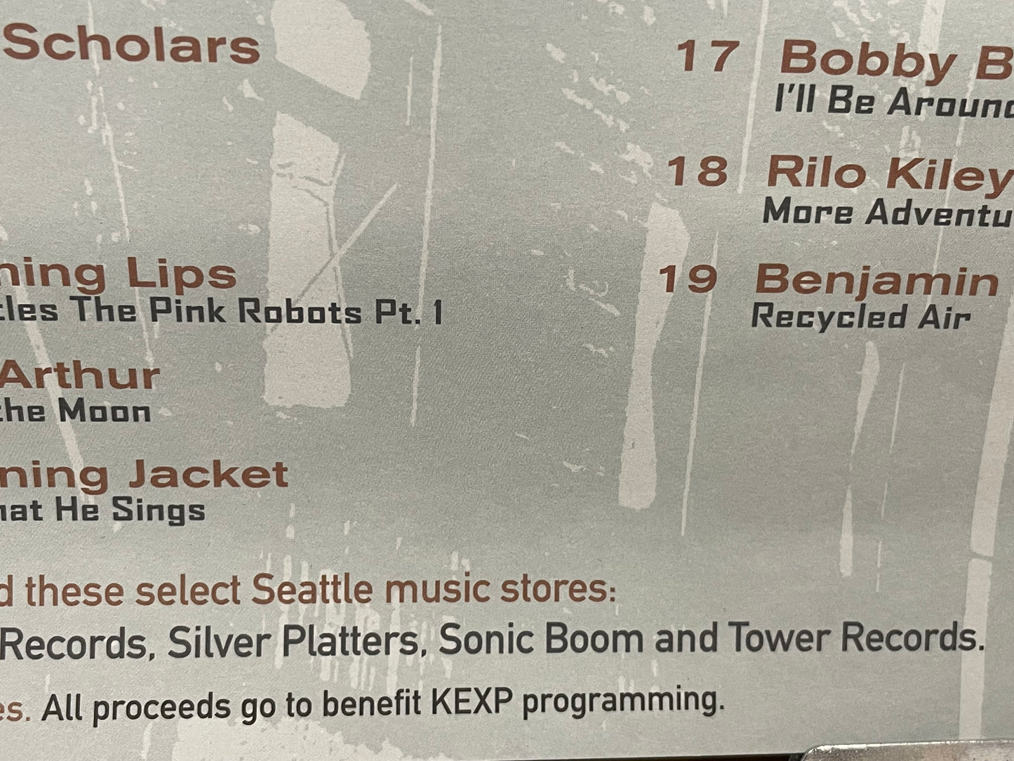 Live at KEXP, Vol.1 Radio station recordings album promo poster, 2005