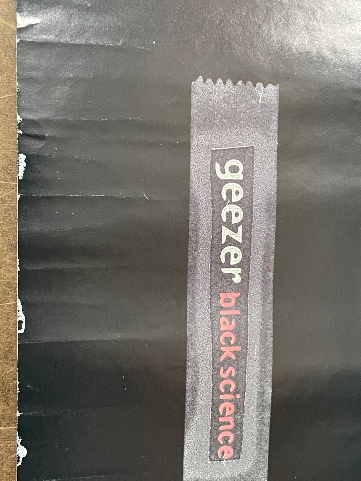 vintage Geezer-Black Science, album promo, 1997
