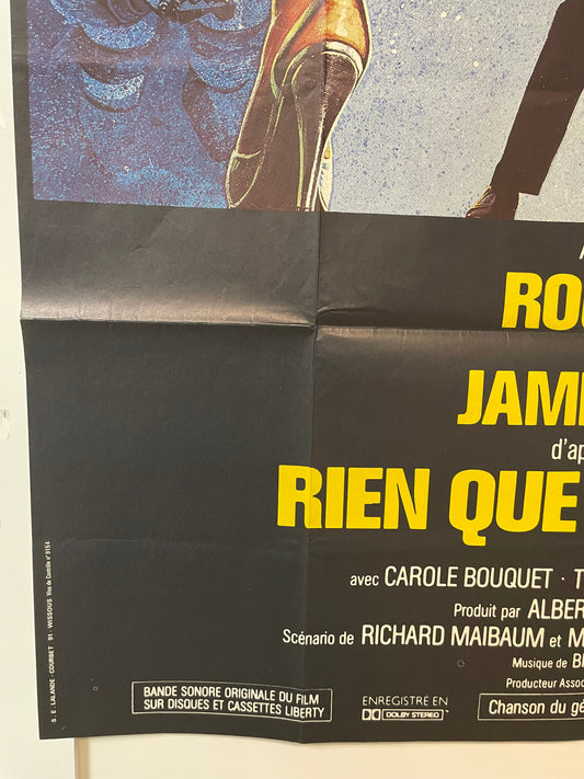 For Your Eyes Only James Bond Vintage French Poster 1981 | Happiest Kid Finds Happiest Kid Finds