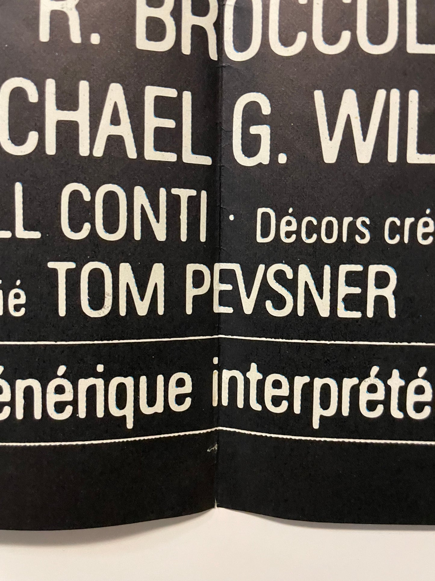 For Your Eyes Only, French 1981 Promotional Poster