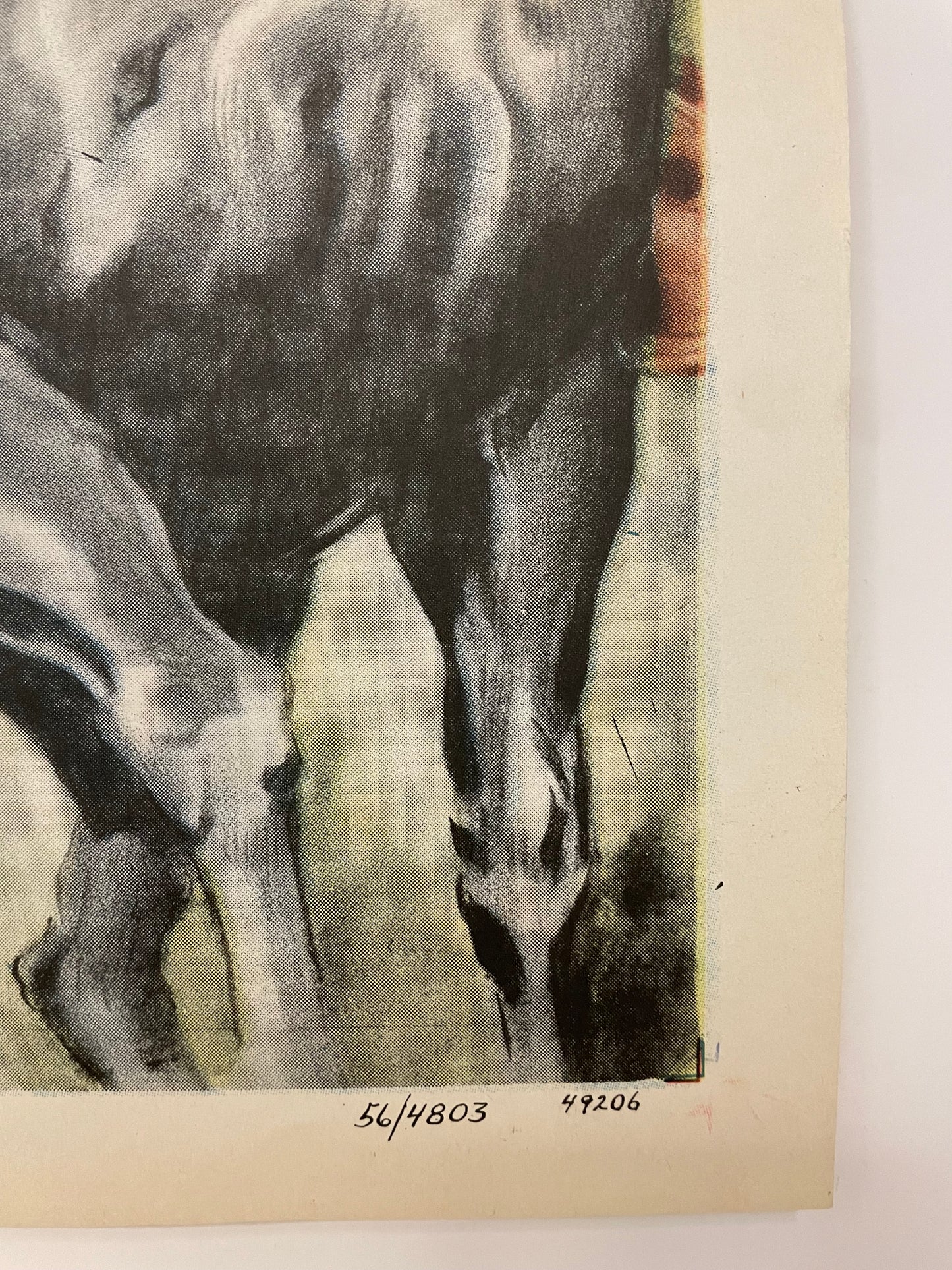 Abriendo el camino terrestre, n.° 6, Rifles Redskins, póster teatral vintage original, c. 1956