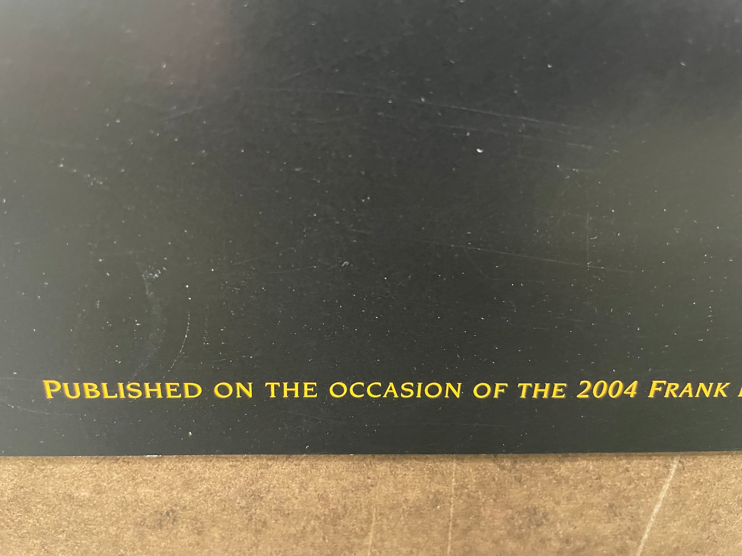 Frank Lobdell, exhibition poster, 2004
