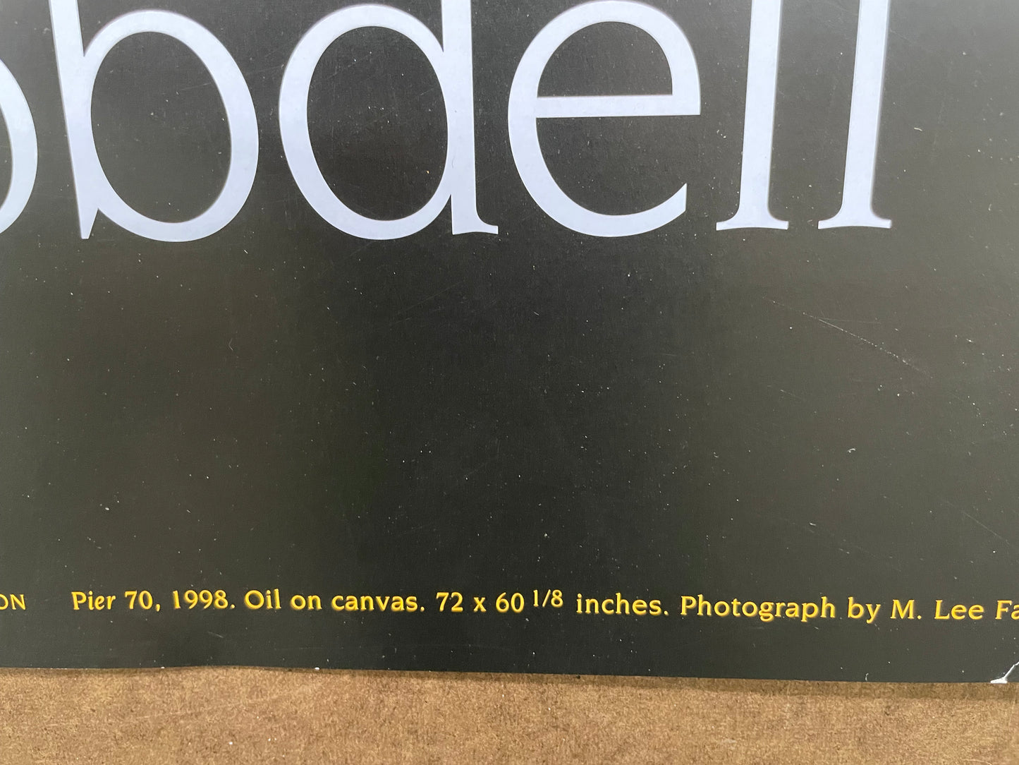 Frank Lobdell, exhibition poster, 2004