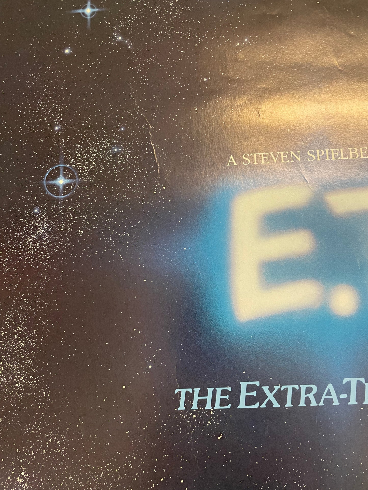 ET, El extraterrestre, 1982, póster de película vintage
