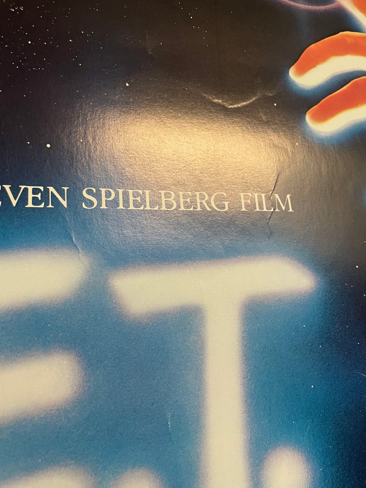 ET, El extraterrestre, 1982, póster de película vintage