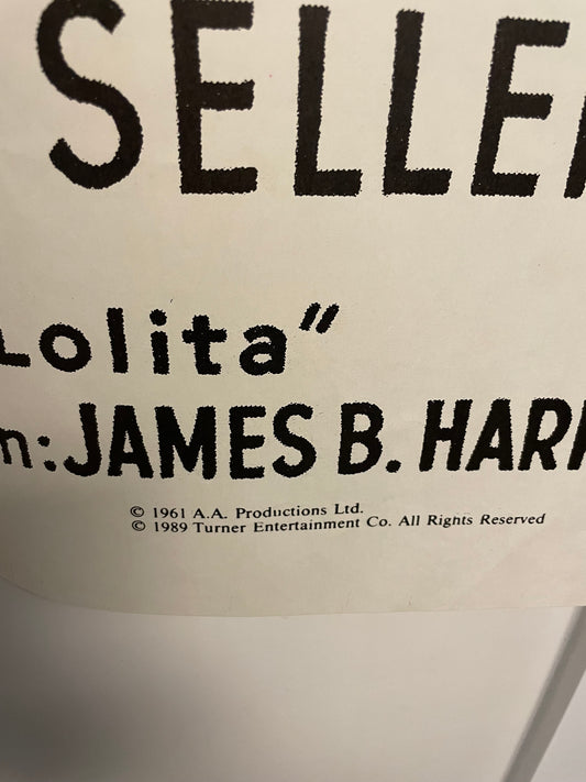 Lolita, vintage French re-issue film poster, 1989 - HAPPIEST KID FINDS - Museum-quality antique and vintage posters, original art, preservation and restoration