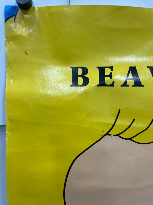 Beavis and Butt-Head Do America: Vintage Double-Sided Advance Film Poster, 1996 - HAPPIEST KID FINDS - Museum-quality antique and vintage posters, original art, preservation and restoration