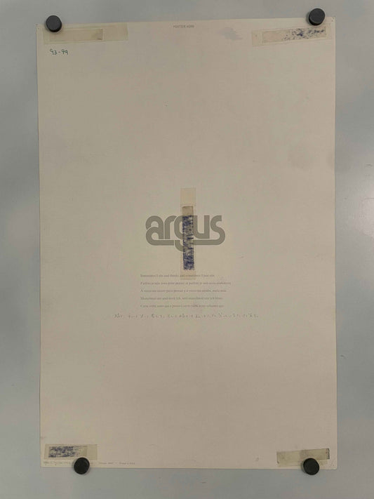 Sometimes I Sits And Thinks And Sometimes I Just Sits, vintage Argus Communications Motivational Poster by Patricia Ellen Ricci