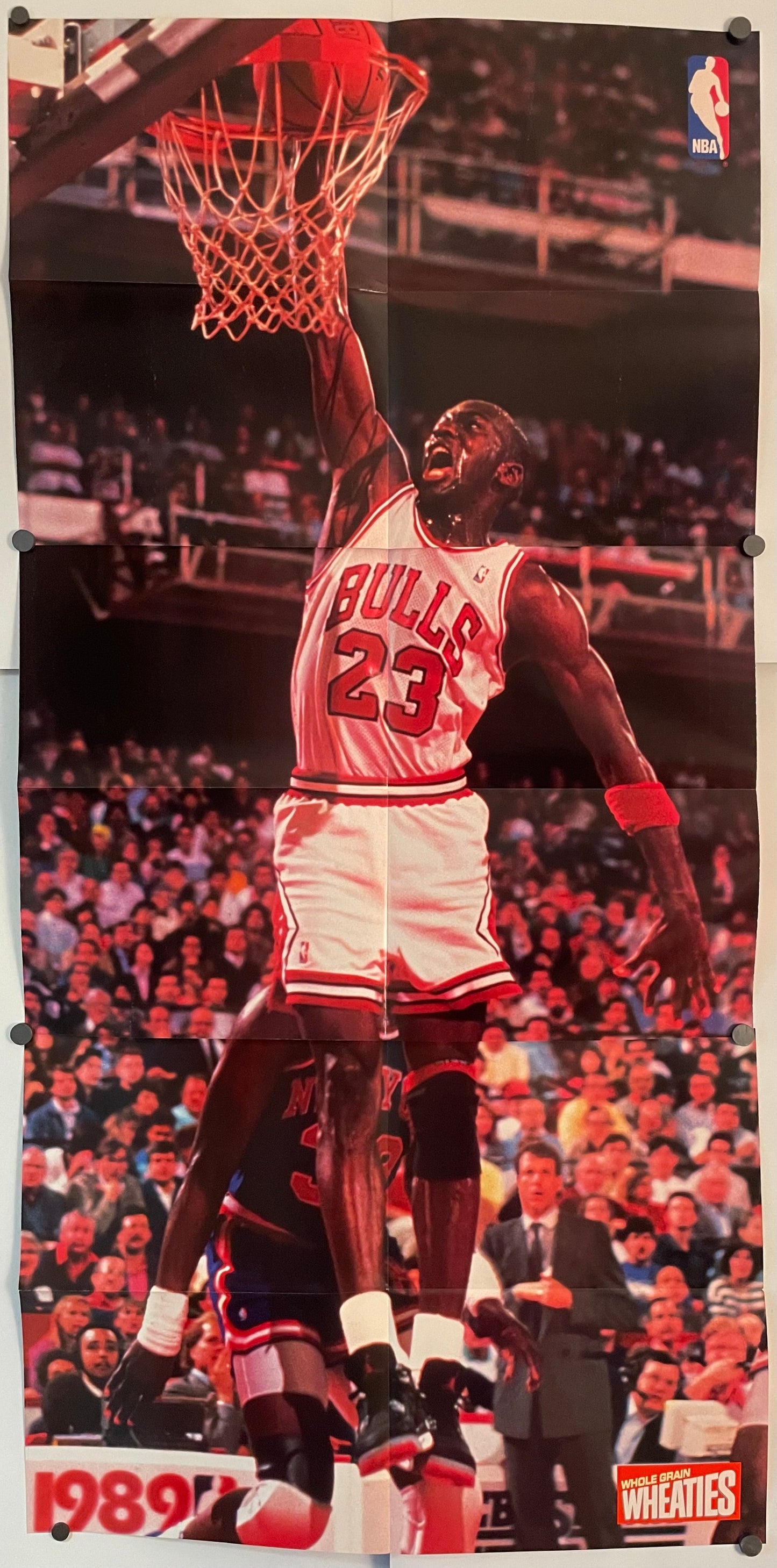 Michael Jordan Whole Grain Wheaties poster (set of three posters), 1989 Happiest Kid Finds