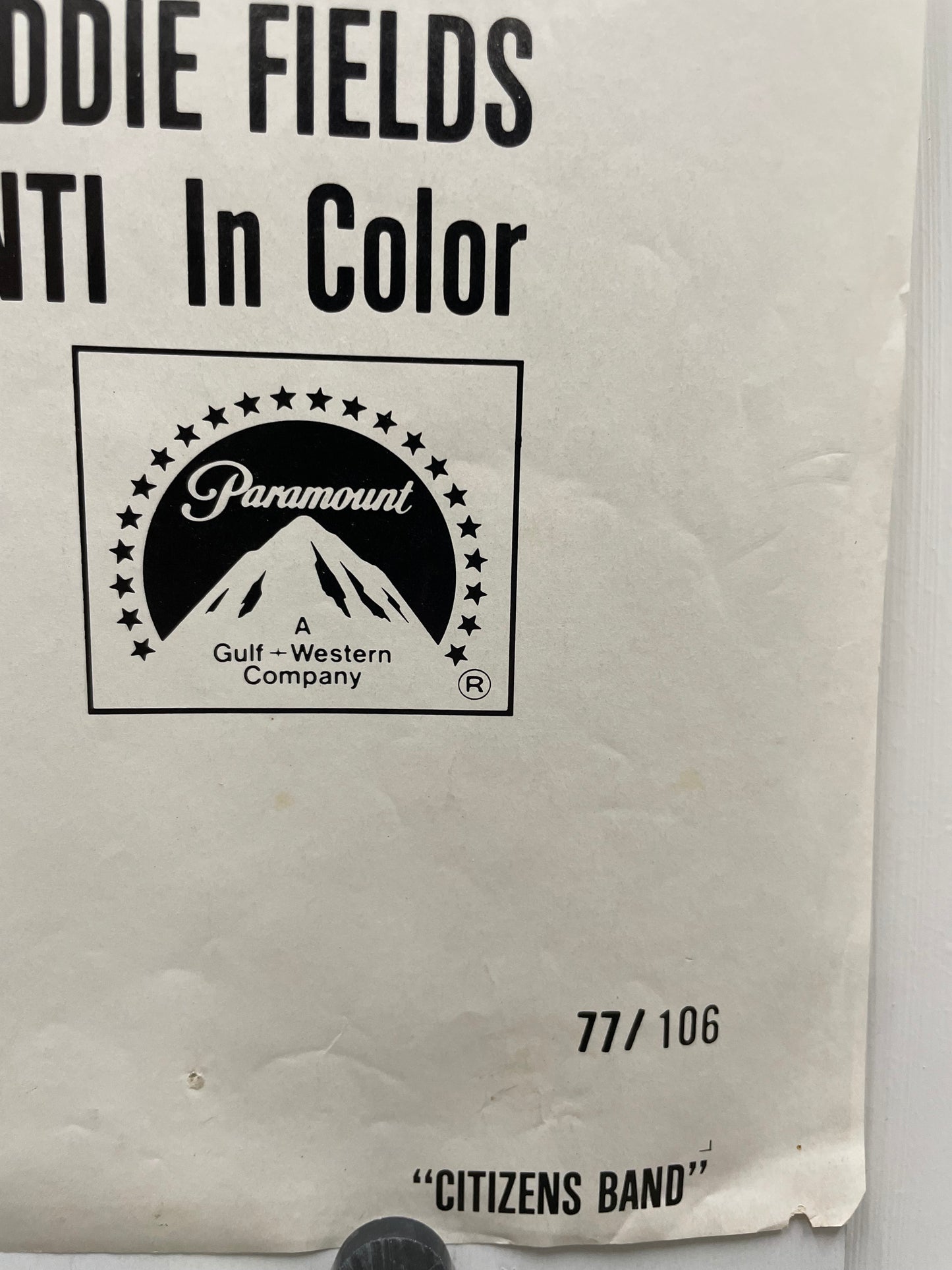 Citizens Band vintage US one-sheet film poster, 1977