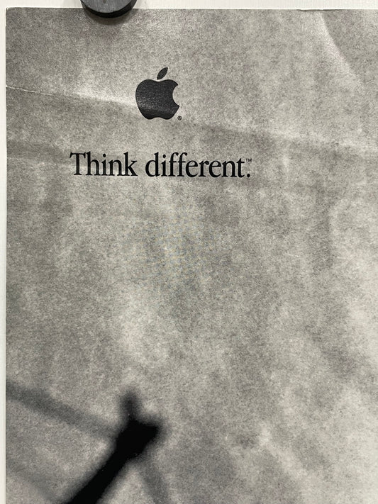 Apple ‘Think Different’ Mahatma Gandhi, offset lithographic poster from the Educators Set, 2000 - HAPPIEST KID FINDS - Museum-quality antique and vintage posters, original art, preservation and restoration