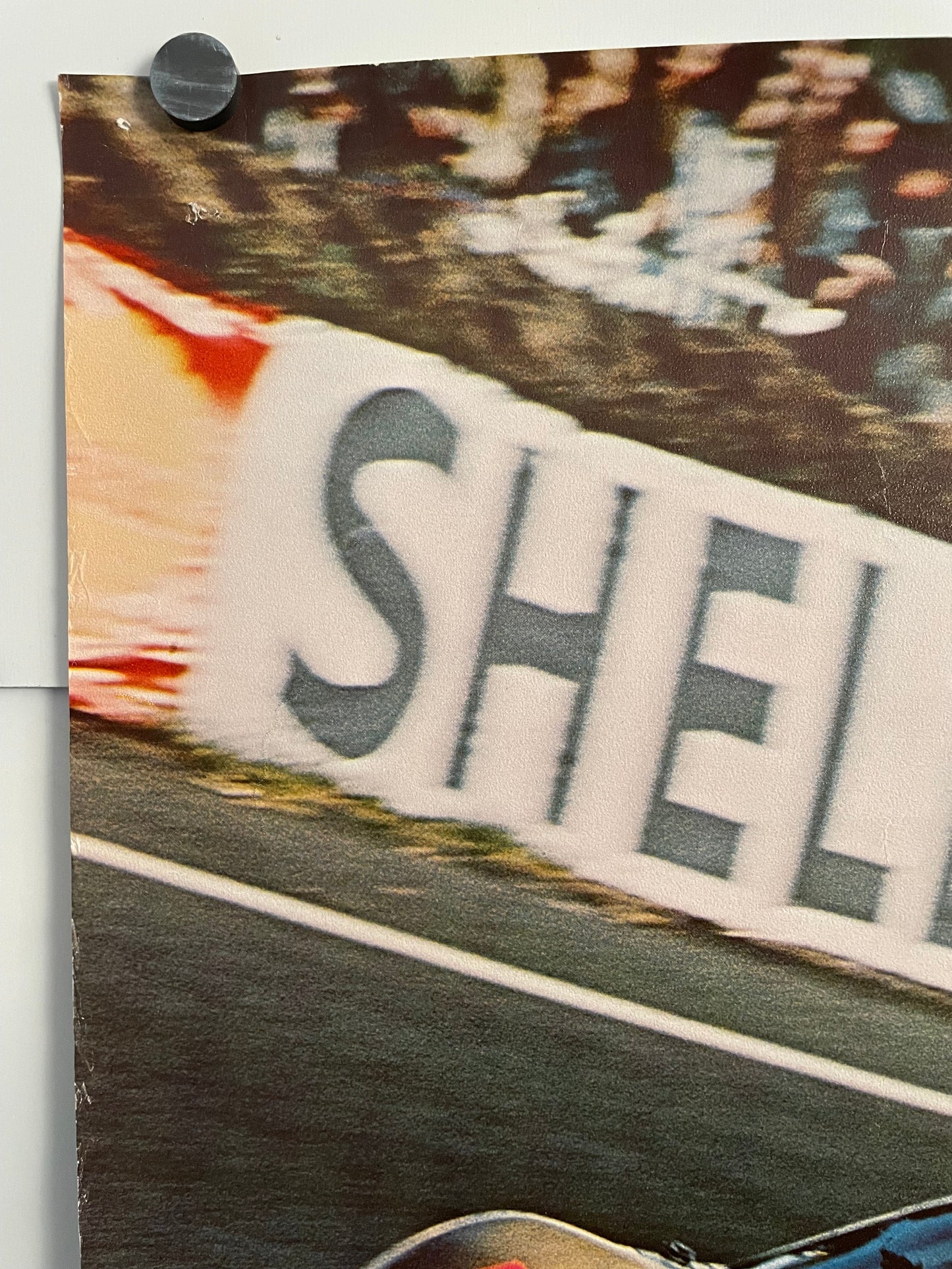 24 Hours Le Mans France, vintage race car poster, c. 1966 Happiest Kid Finds