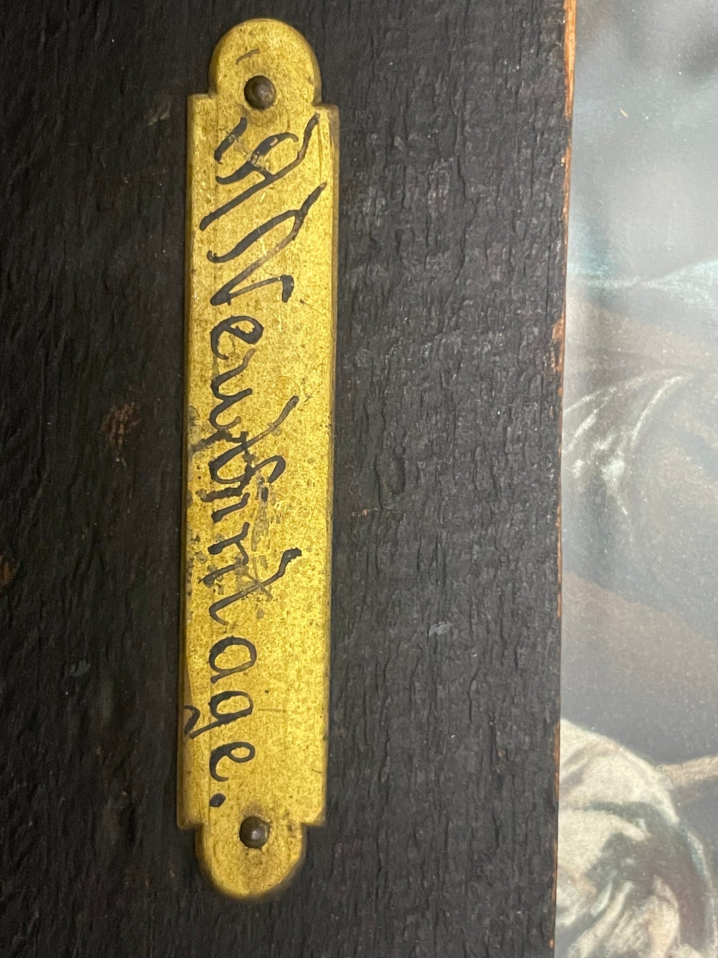 one-of-a-kind framed antique, Wohl BeKomms - A New Vintage, offset-lithograph of brewer, c.1903 - HAPPIEST KID FINDS - Museum-quality antique and vintage posters, original art, preservation and restoration