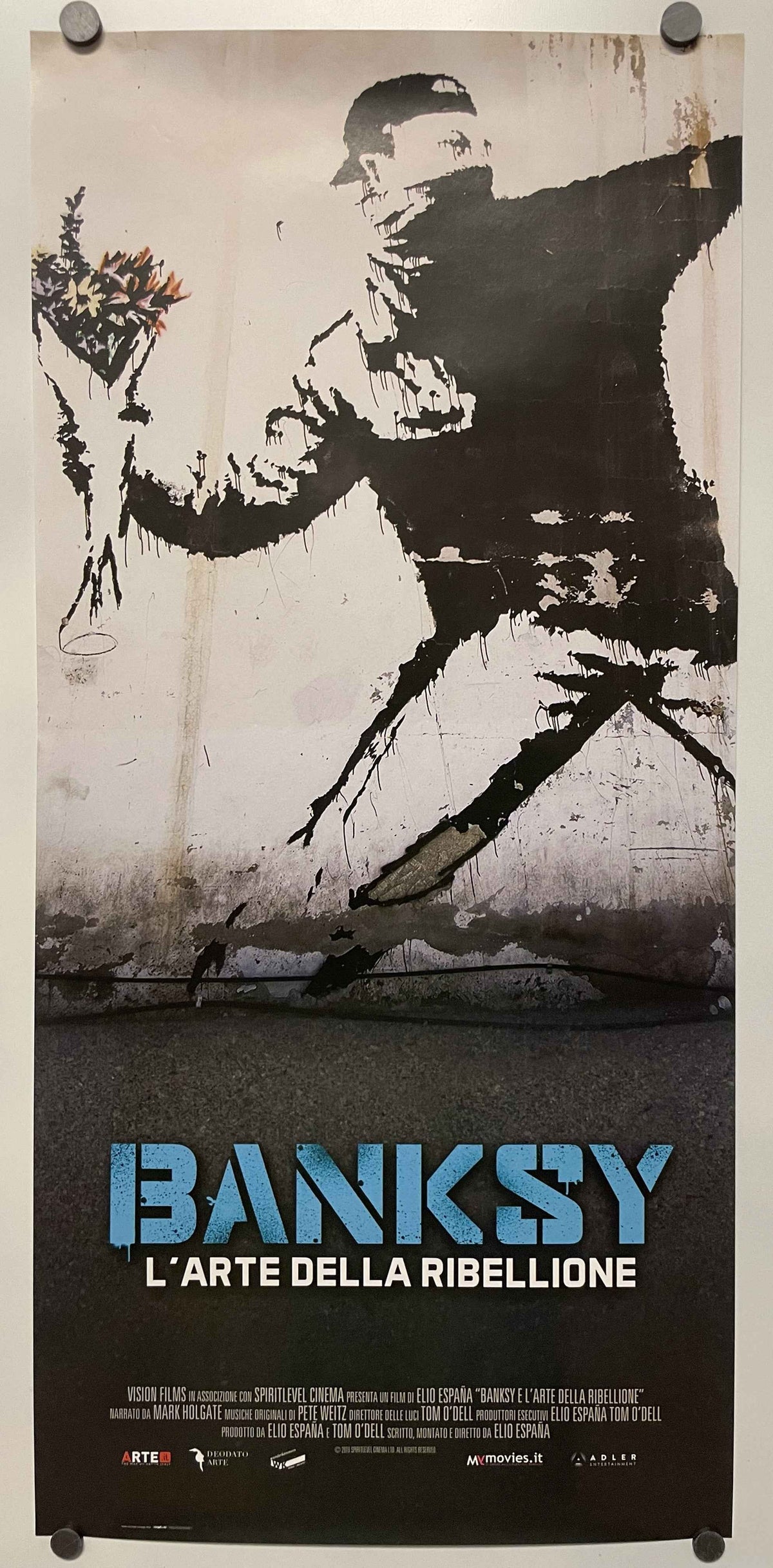 Banksy L'Arte Della Ribellione Original Italian Film Poster 2019 | Happiest Kid Finds