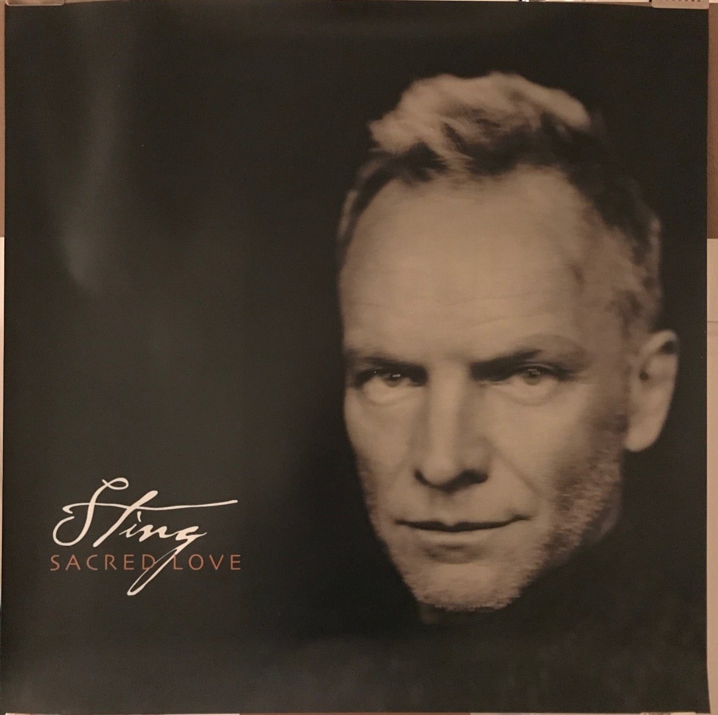 VENDIDO - Sting - Sacred Love, póster musical promocional de gran formato, 2003