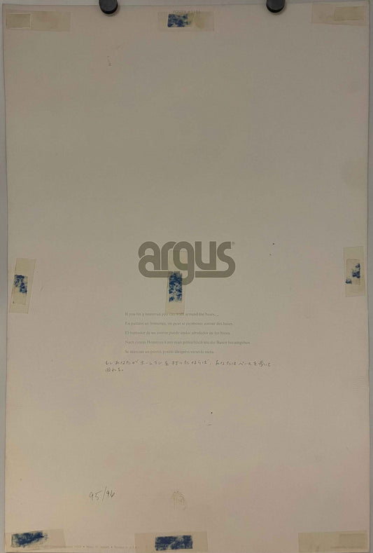 If You Hit a Home Run Argus Communications Vintage Poster 1975 | Happiest Kid Finds