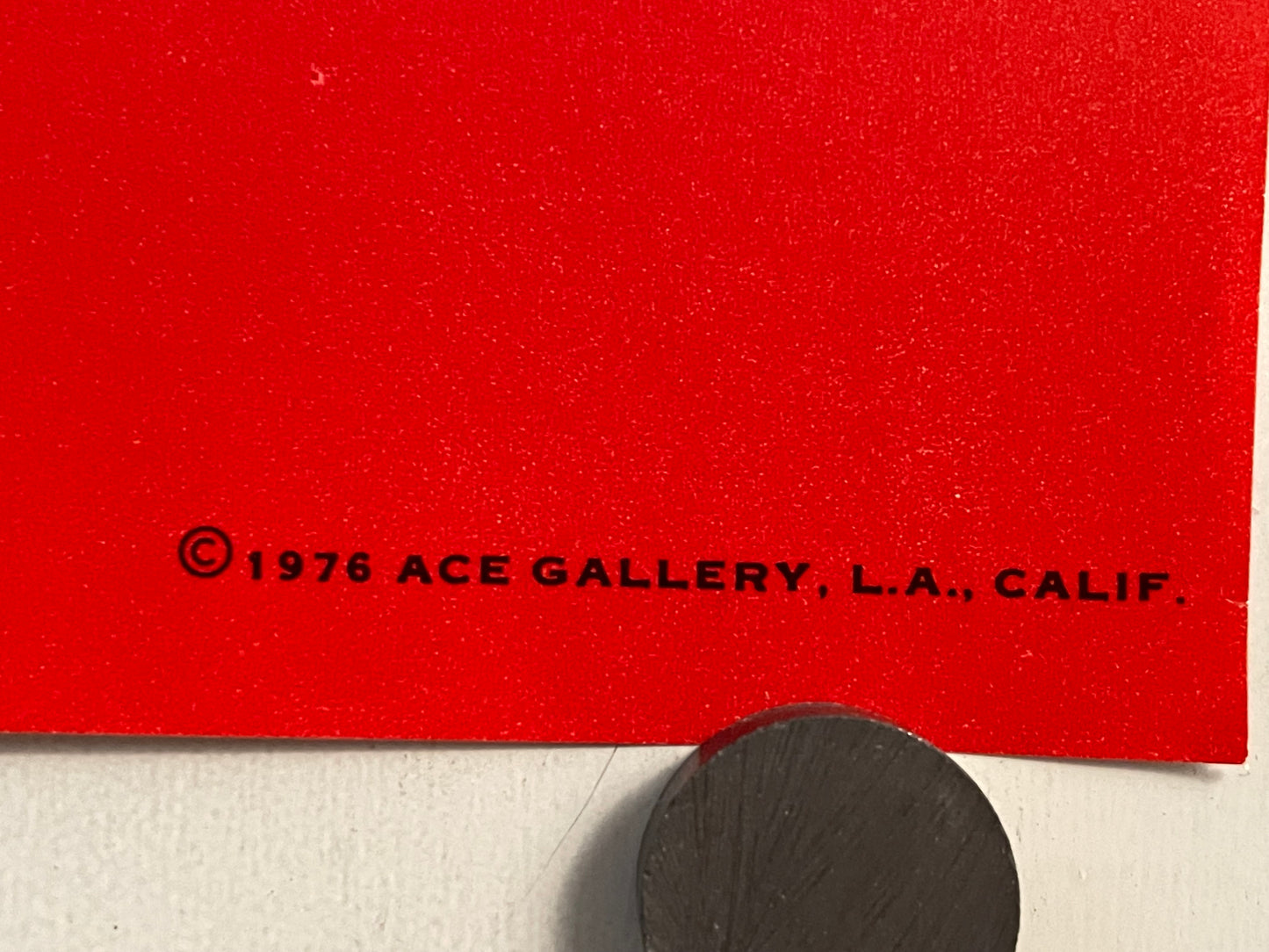 Série des Indiens d'Amérique - Ace Gallery Canada (rouge), Andy Warhol, 1976