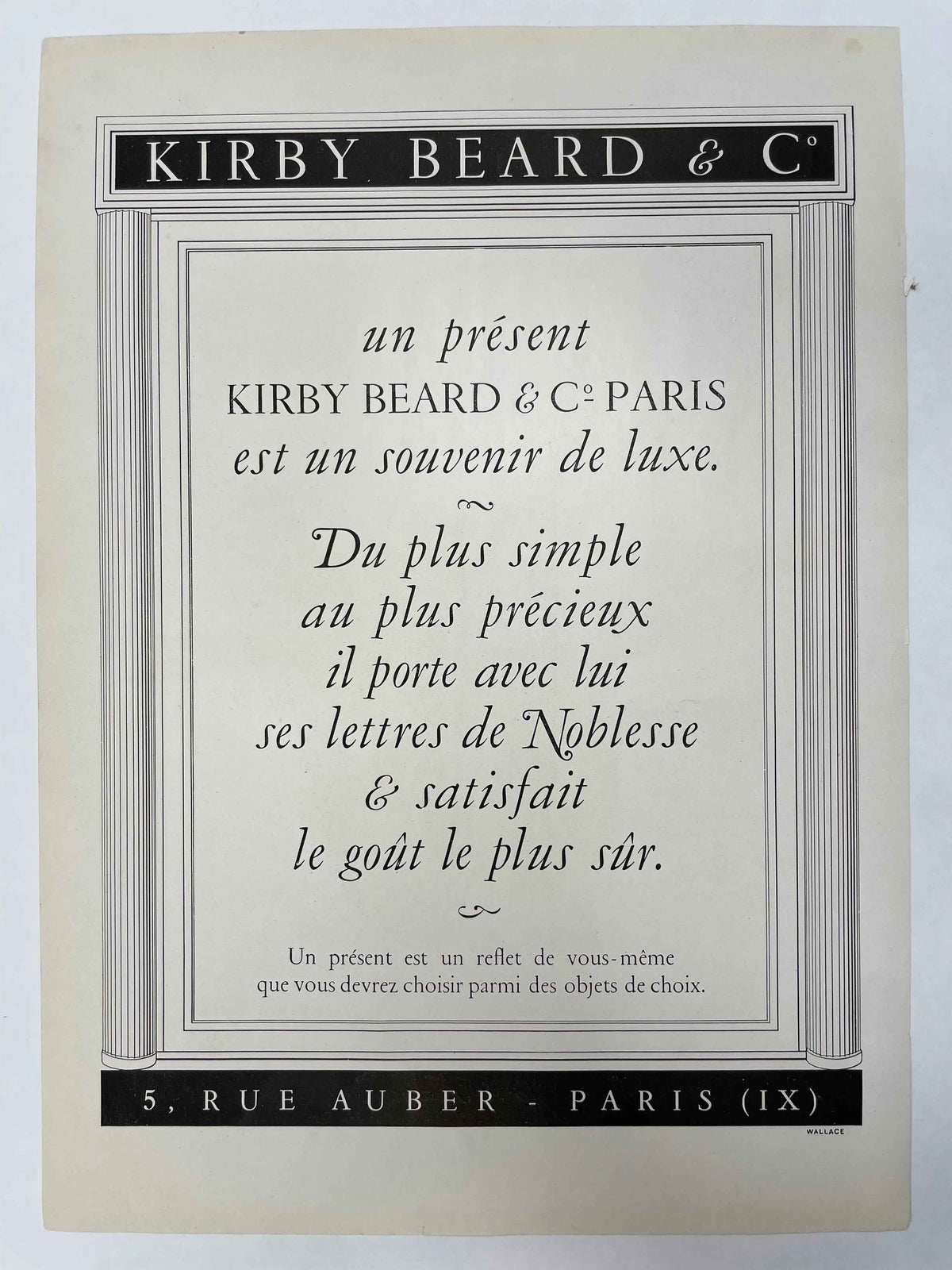 Edacoto 87 / Kirby Beard & Co., vintage magazine ad, 1946