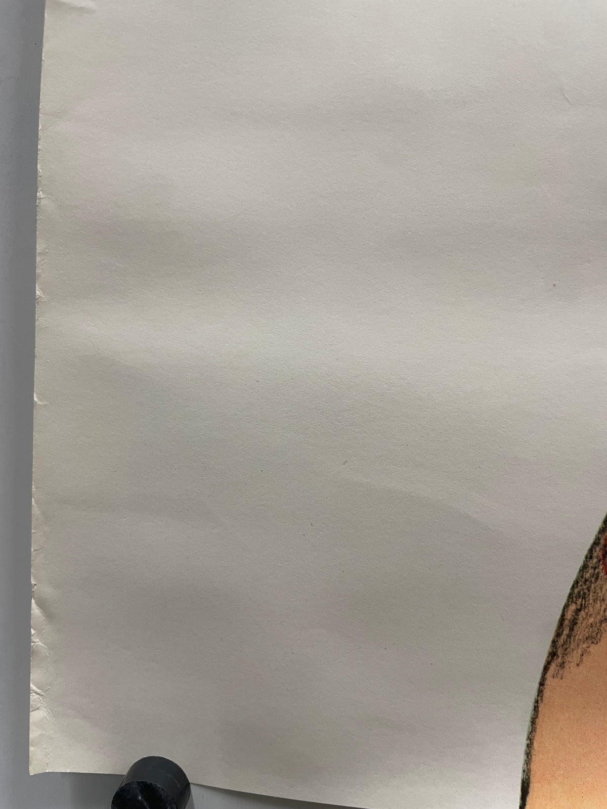 Close-up of the bottom left corner.