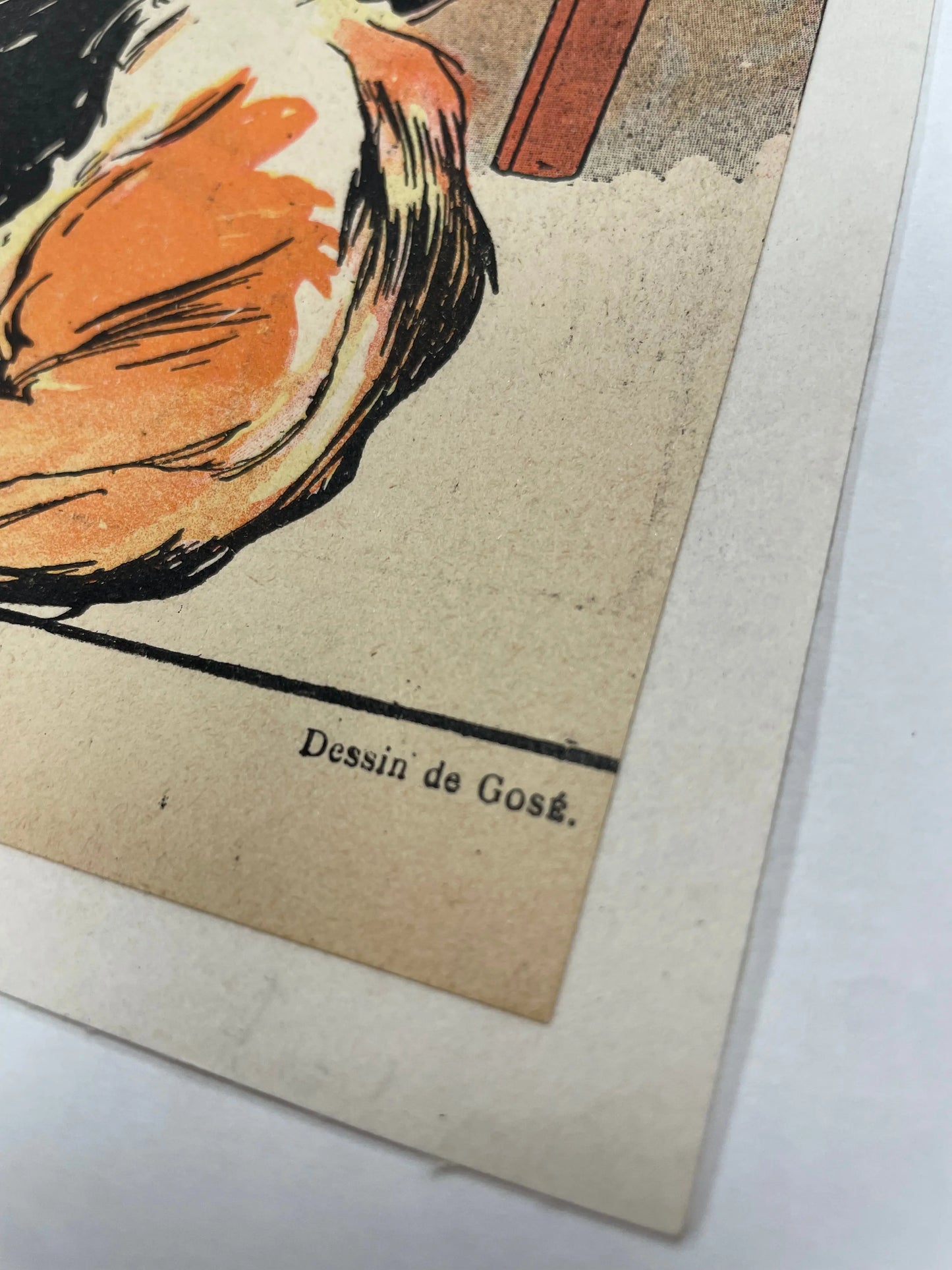 Les Romanesques, antique page from a publication, 1902 Happiest Kid Finds