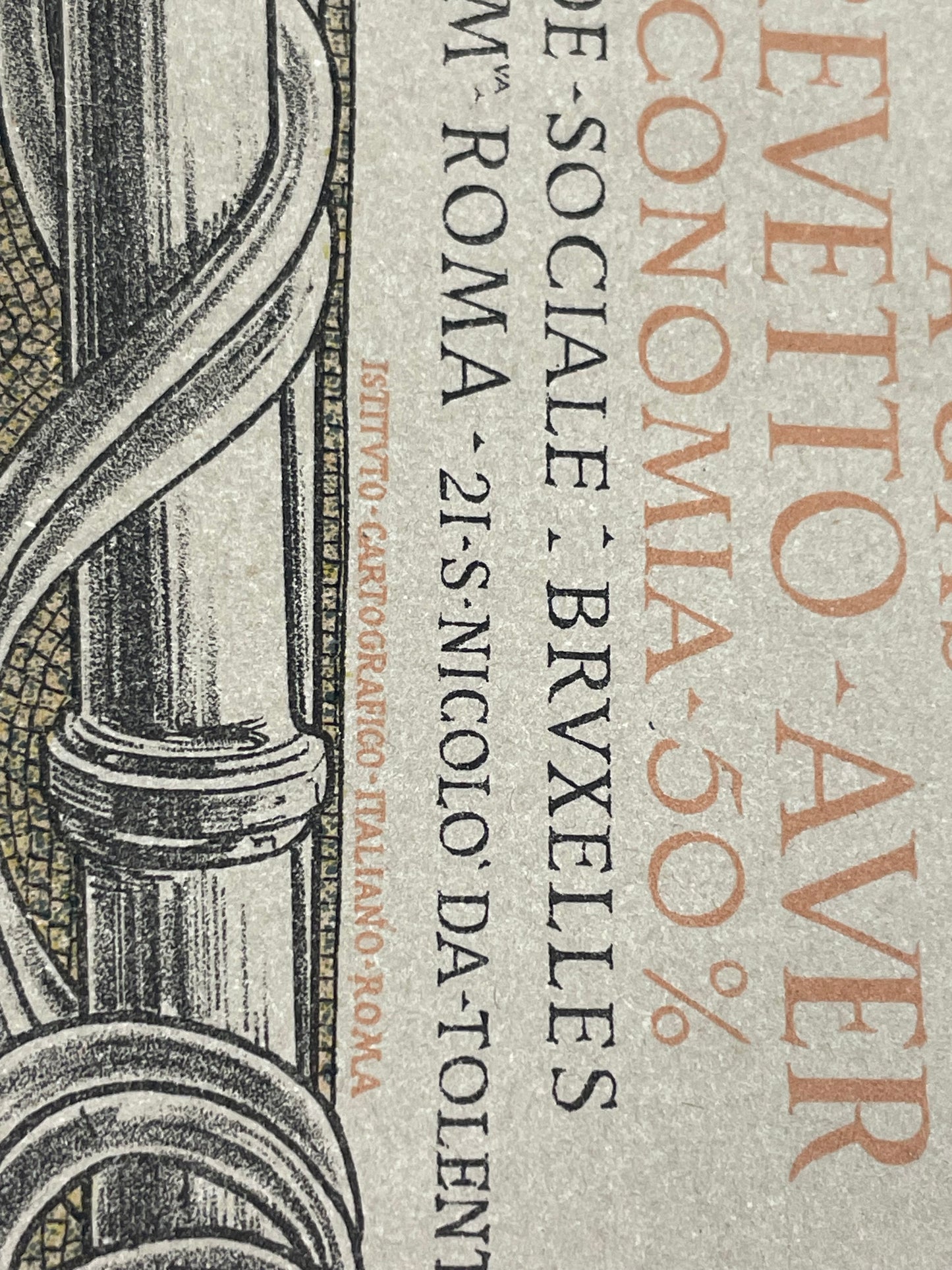 Incandescenza - a Gas - Brevetto - Aver, plaque lithographique antique de Sponsel Das Moderne Plakat, 1897