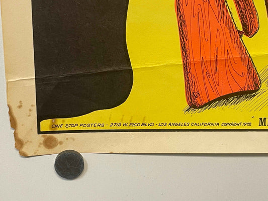 Militant Miss Vintage Countercultural Poster 1972 | Happiest Kid Finds