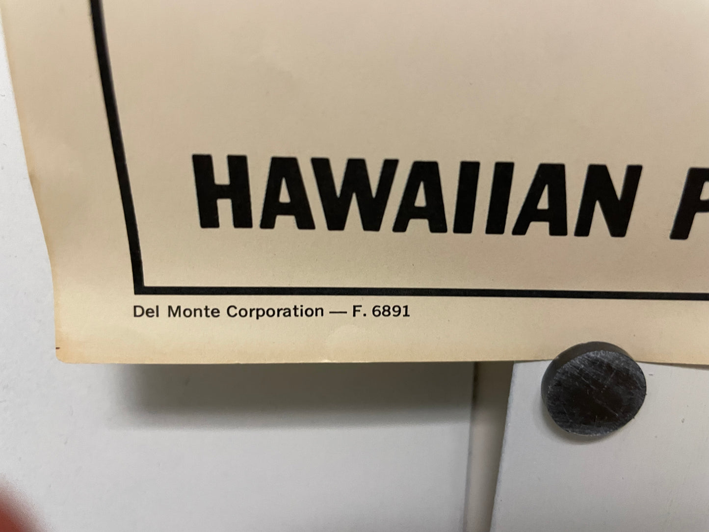 Rebajas de Del Monte - Paniolo hawaiano, póster publicitario vintage de comida de Del Monte, c. 1960
