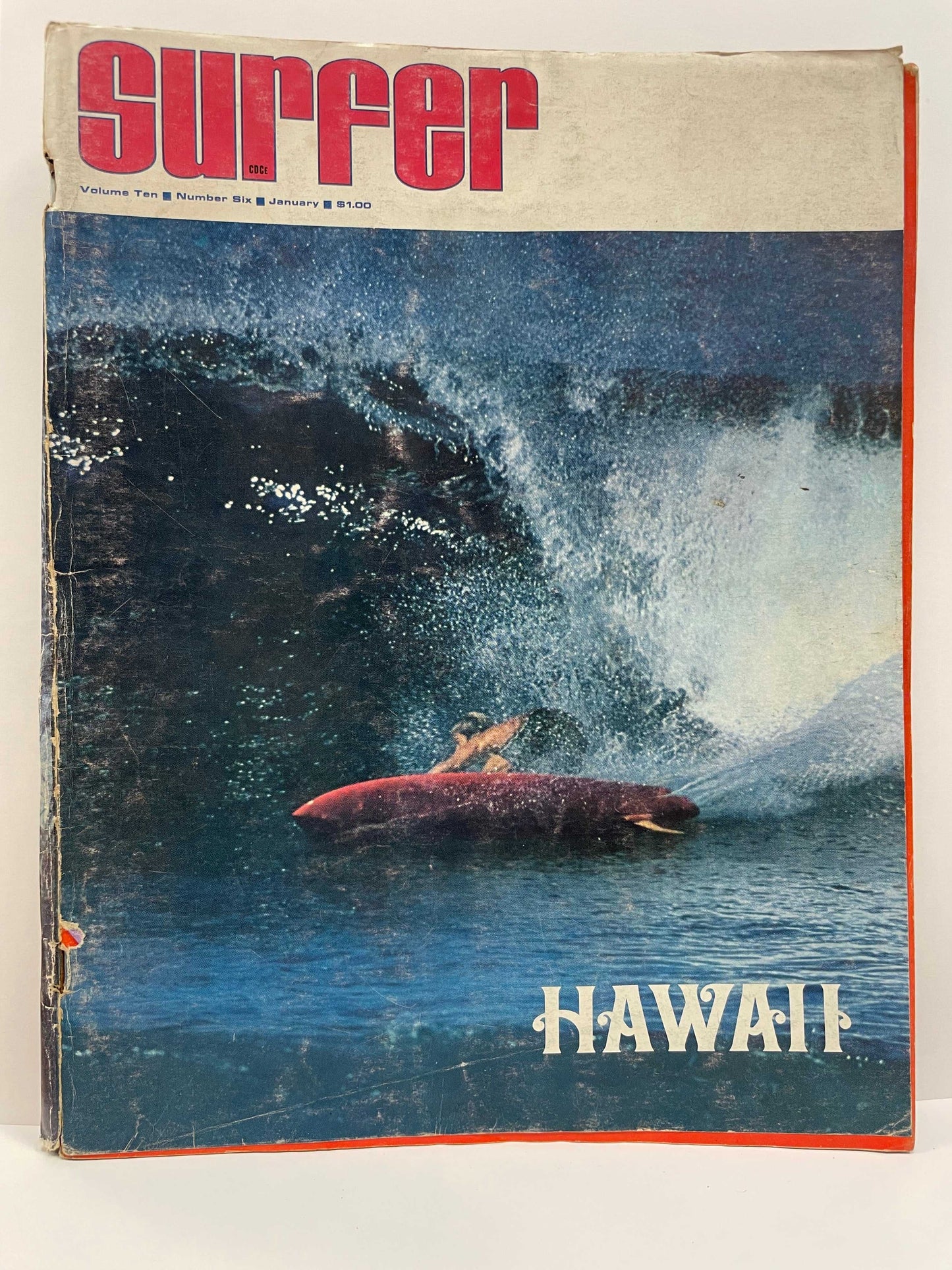 (back issue) vintage Surfer Magazine; Volume 10, No. 6, January 1970