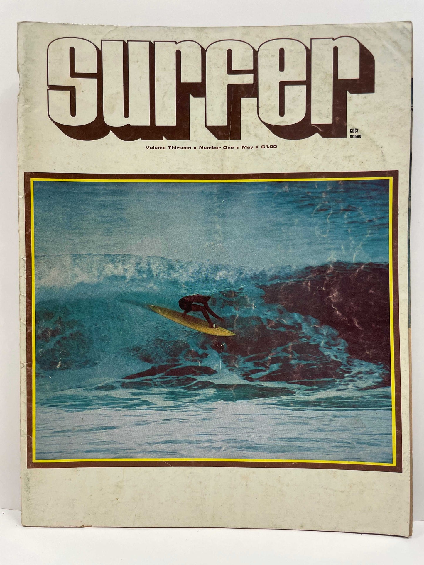 (back issue) vintage Surfer Magazine; Volume 13, No. 1, April/ May 1972