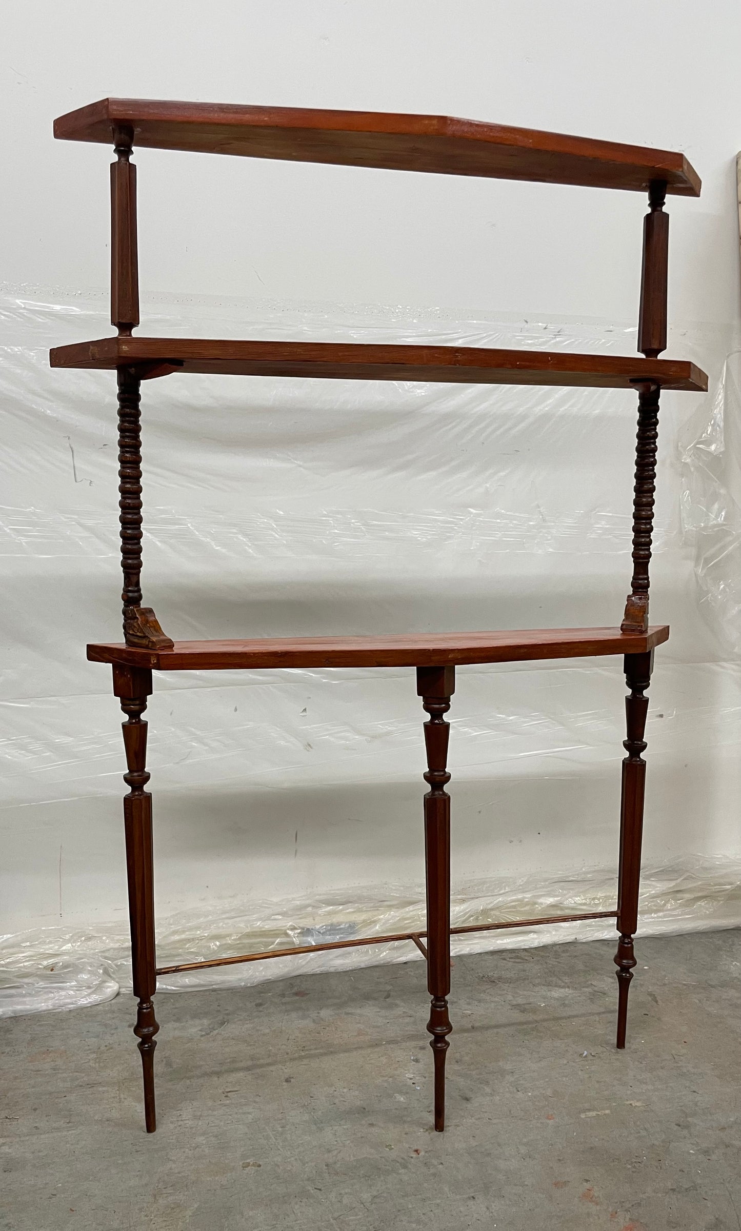 Dragonfly Shelves, a Contemporary Primitive statement piece designed and crafted from repurposed architectural elements, 2025