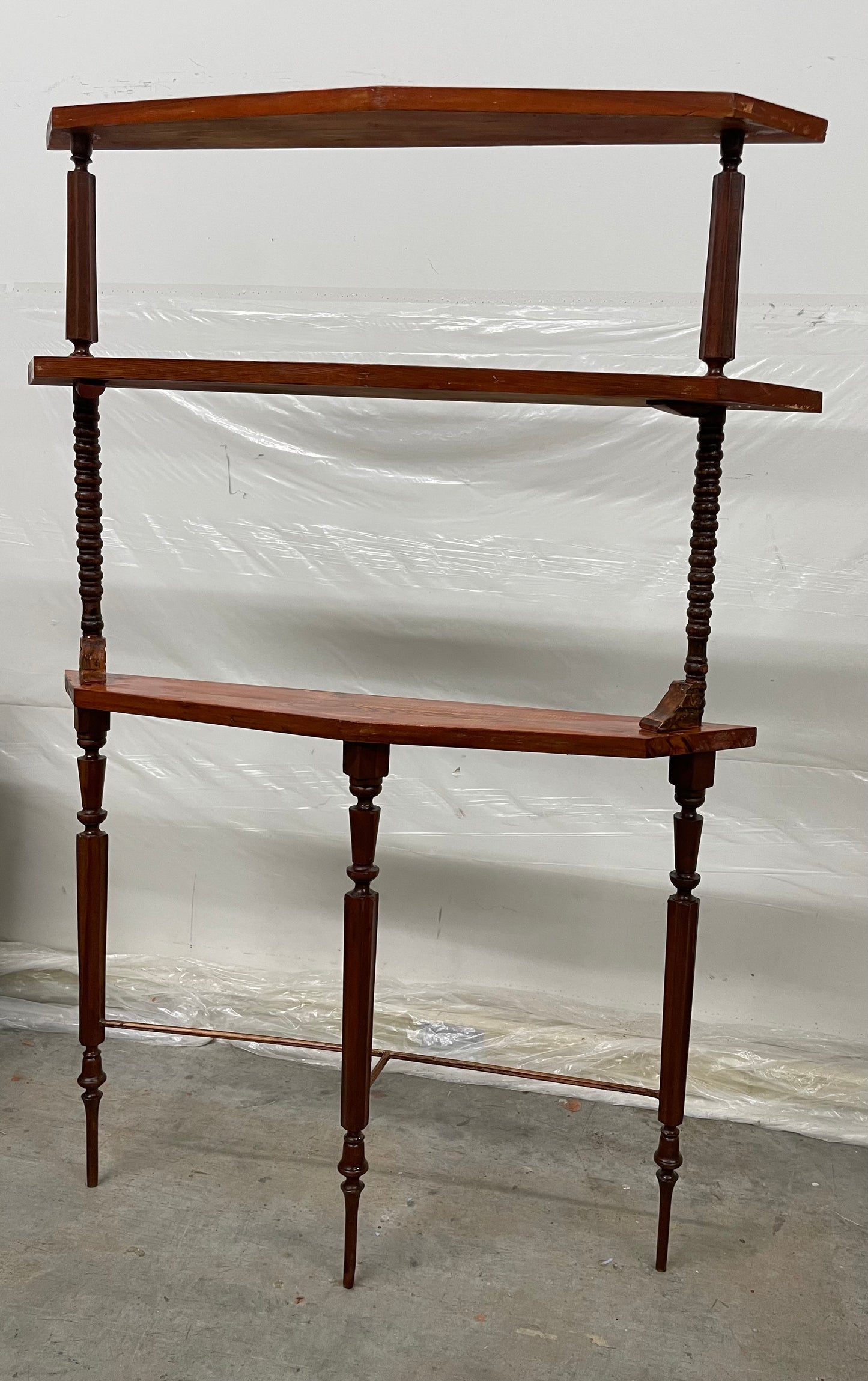 Dragonfly Shelves, a Contemporary Primitive statement piece designed and crafted from repurposed architectural elements, 2025