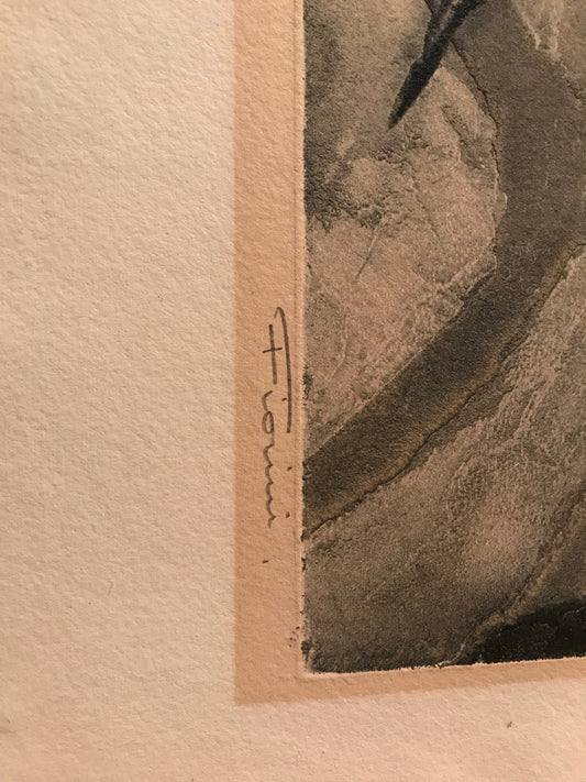 untitled composition, Vintage and Original Aquatint and Engraving by Marcel Fiorini - HAPPIEST KID FINDS - Museum-quality antique and vintage posters, original art, preservation and restoration