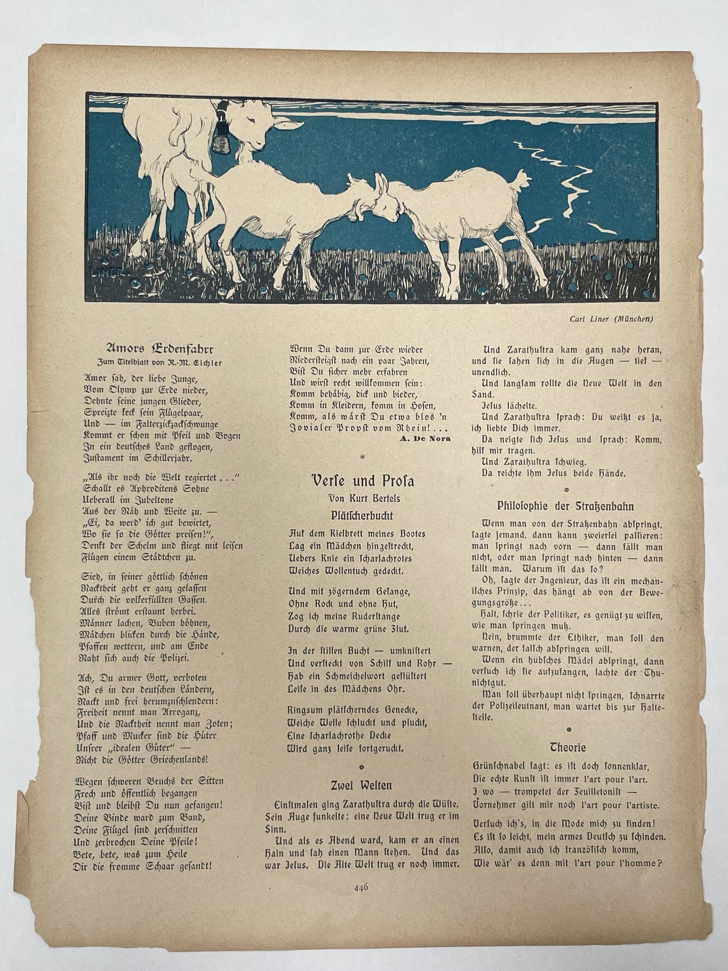 Nr.24 JUGEND, antique publication cover, 1905