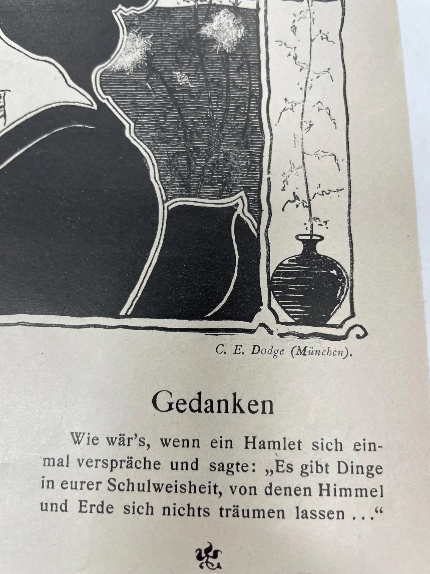 Nr.3 JUGEND, antique publication cover, January 16, 1897