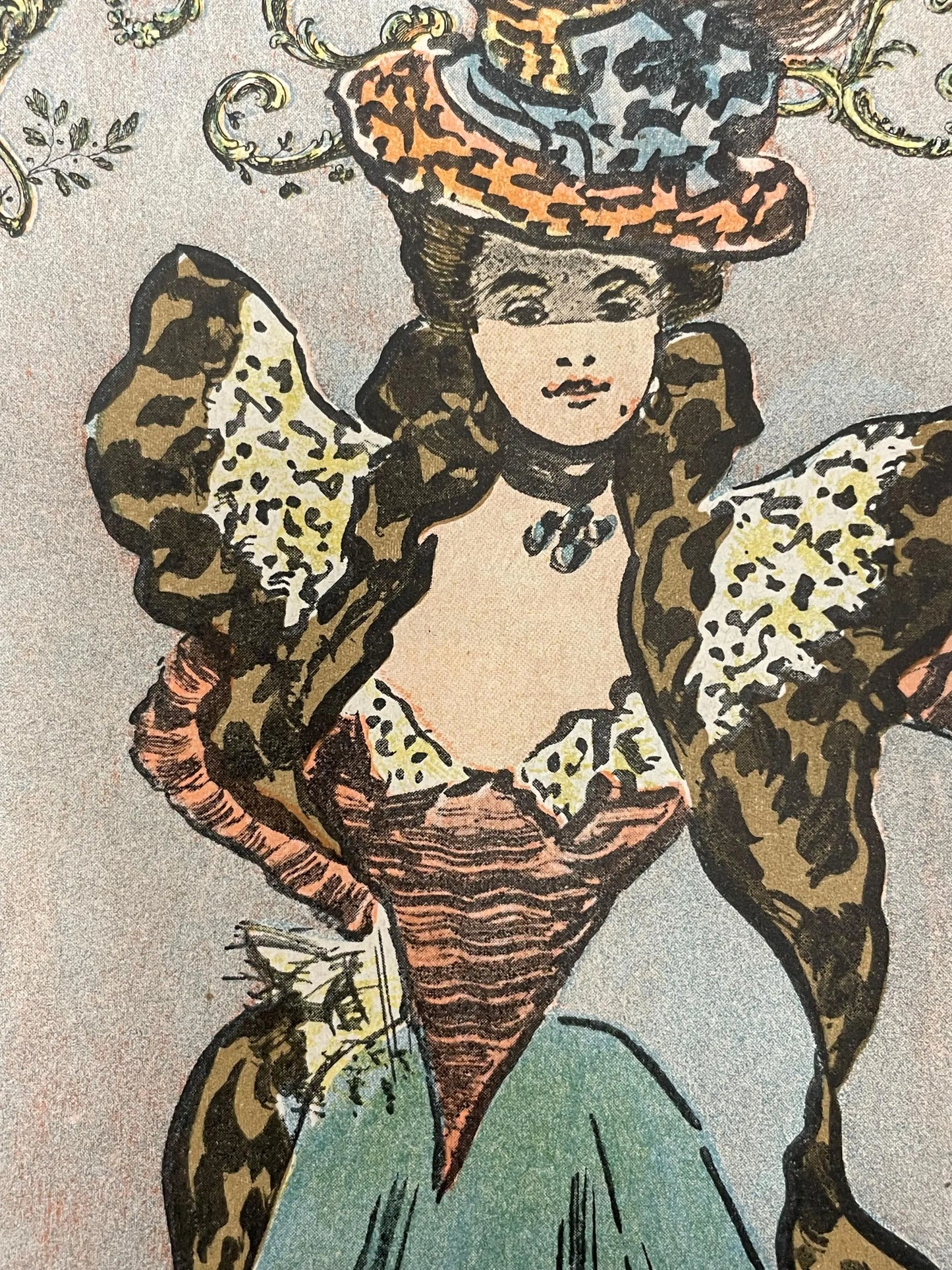 Nr.51 JUGEND, antique page from publication, December 19, 1896