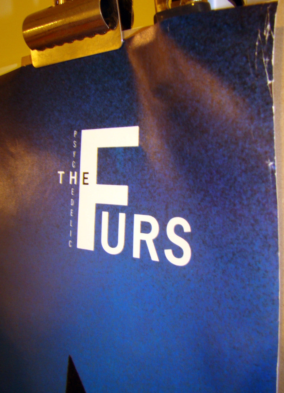 VENDIDO - (#8055) The Psychedelic Furs, póster musical vintage, 1983